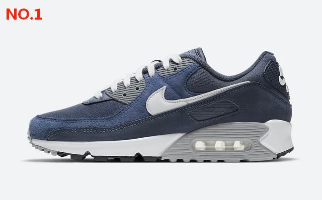 Nike Air Max 90 Men's Shoes Navy 3 Colorways-12 - Click Image to Close